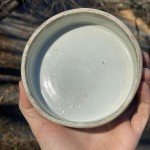 Antique Chinese Blue & White Porcelain Jar Lid