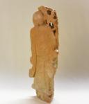 Chinese Soapstone Carving of Shou Lao, Longevity Deity