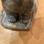 Inuit Soapstone Bear Sculpture - 4” x 3”
