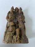 Chinese Soapstone Hand Carving with Figural Scene