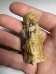 Hand Carved Chinese Soapstone Longevity Figurine Lot