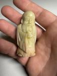 Hand Carved Chinese Soapstone Longevity Figurine Lot