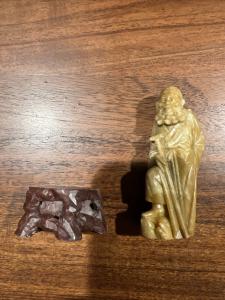 Vintage Hand Carved Chinese Soapstone Wise Man 4