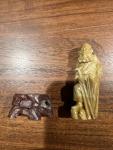 Vintage Hand Carved Chinese Soapstone Wise Man 4