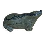 Inuit Seal Soapstone Sculpture - Artist Signed