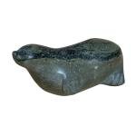 Inuit Seal Soapstone Sculpture - Artist Signed