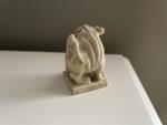 Carved Vintage Chinese Soapstone Foo Dog Stamp