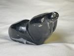 Vintage Soapstone Carving of Canadian Walrus Seal
