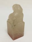 Pixiu Seal Stamp in Chinese Soapstone Carving