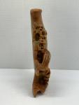 Vintage Chinese Soapstone Carved Vase Sculpture