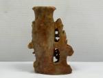 Vintage Chinese Soapstone Carved Vase Sculpture