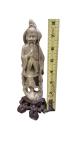 Hand-Carved Chinese Soapstone Fisherman Figurine 8”