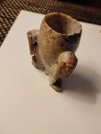 Soapstone Brush Pot with Monkey Carvings