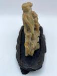 Antique Chinese Soapstone Horse and Monkey Sculpture
