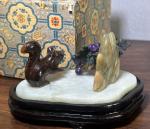 Chinese Soapstone Squirrel Sculpture - Vintage Piece