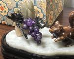 Chinese Soapstone Squirrel Sculpture - Vintage Piece