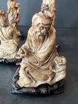 Set of 5 Vintage Chinese Soapstone Figurines