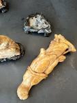 Set of 5 Vintage Chinese Soapstone Figurines