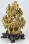 6” Chinese Soapstone Phoenix Bird Statue