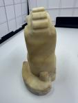 White Soapstone Foo Dog Figurine from China