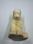 White Soapstone Foo Dog Figurine from China