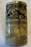 Hand Carved Vintage Chinese Soapstone Scholar Seal
