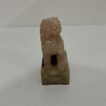 Chinese Hand Carved Soapstone Foo Dog Figurine