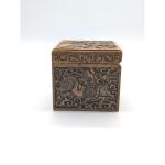 Vintage Chinese Soapstone Trinket Box with Dragon Design