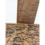 Vintage Chinese Soapstone Trinket Box with Dragon Design