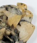 Intricate Vintage Chinese Soapstone Fish and Frogs Figure