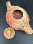 Chinese Dragon Soapstone Teapot Incense Burner