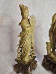 Mid-Century Chinese Soapstone Figurine Set