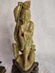 Mid-Century Chinese Soapstone Figurine Set