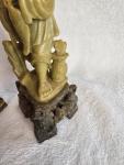 Mid-Century Chinese Soapstone Figurine Set