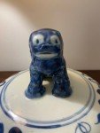 Chinese Qing Dynasty Soapstone Foo Dog Cover