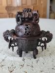 Vintage Chinese Soapstone Incense Burner with Details