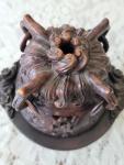 Vintage Chinese Soapstone Incense Burner with Details