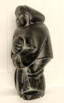 1960s Inuit Soapstone Sculpture "Hunter with Seal
