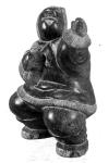 Detailed Vintage Inuit Soapstone Eskimo Carving