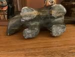 Inuit Bear Soapstone Carving by William Luke