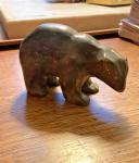 Inuit Bear Soapstone Carving by William Luke