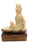 Vintage Chinese Guanyin Soapstone Carving