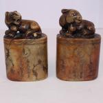 Chinese Zodiac Soapstone Seal Set - 12 Animals