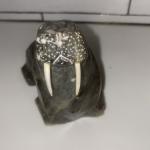 Inuit Carved Grey Soapstone Walrus Figurine