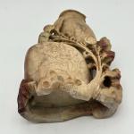 Hand Carved Chinese Soapstone Vase Sculpture 7