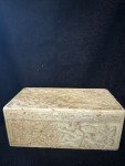 Soapstone Trinket Box with Chinese Carvings