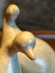 Hand Carved Snow Geese Soapstone Sculpture