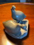 Hand Carved Snow Geese Soapstone Sculpture