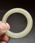 Qing Dynasty Antique Carved Nephrite Jade Ring