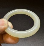 Qing Dynasty Antique Carved Nephrite Jade Ring